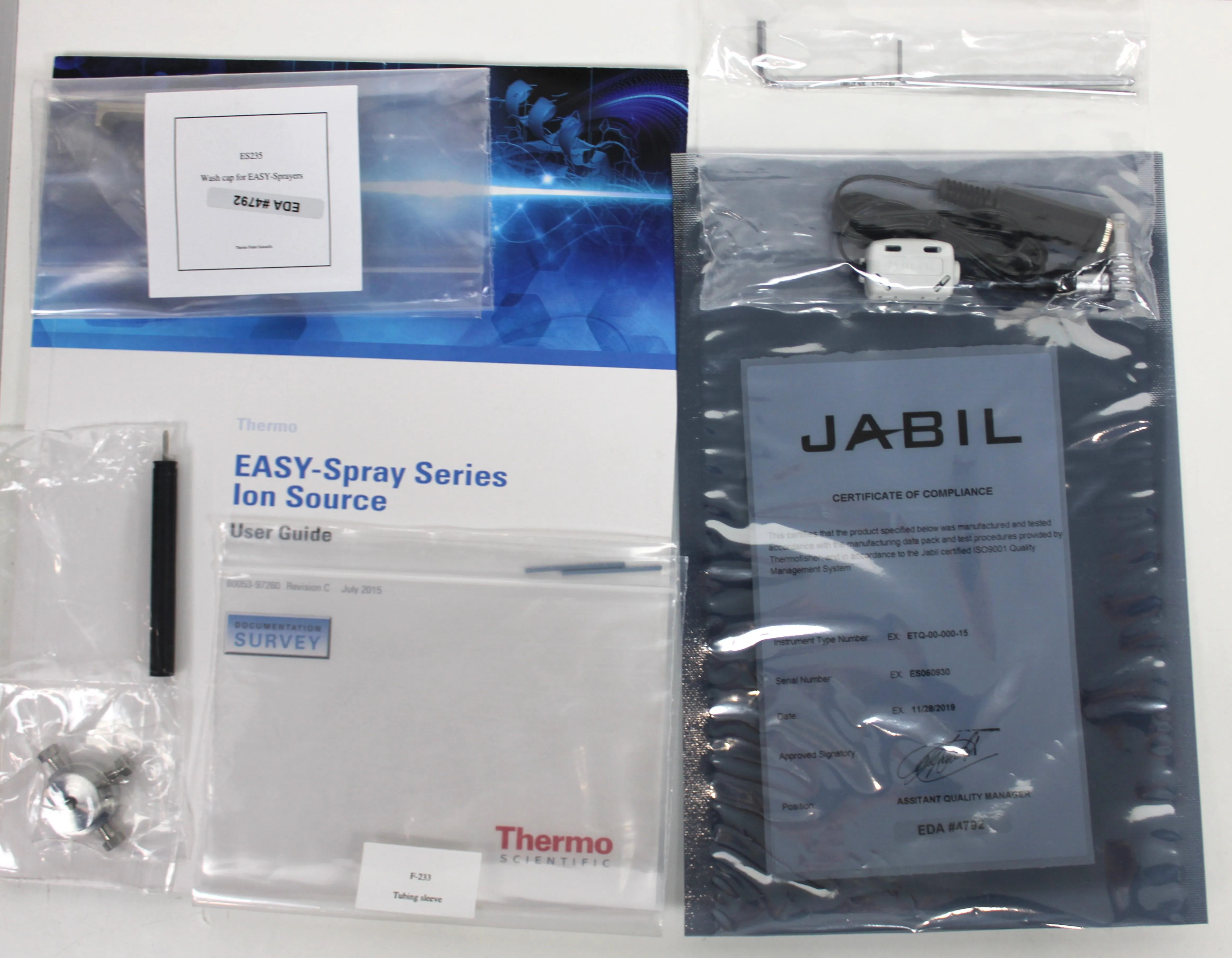 Thermo Vers. C ES081 Mass Spectrometry Source EASY-Spray High Sensitivity 2012