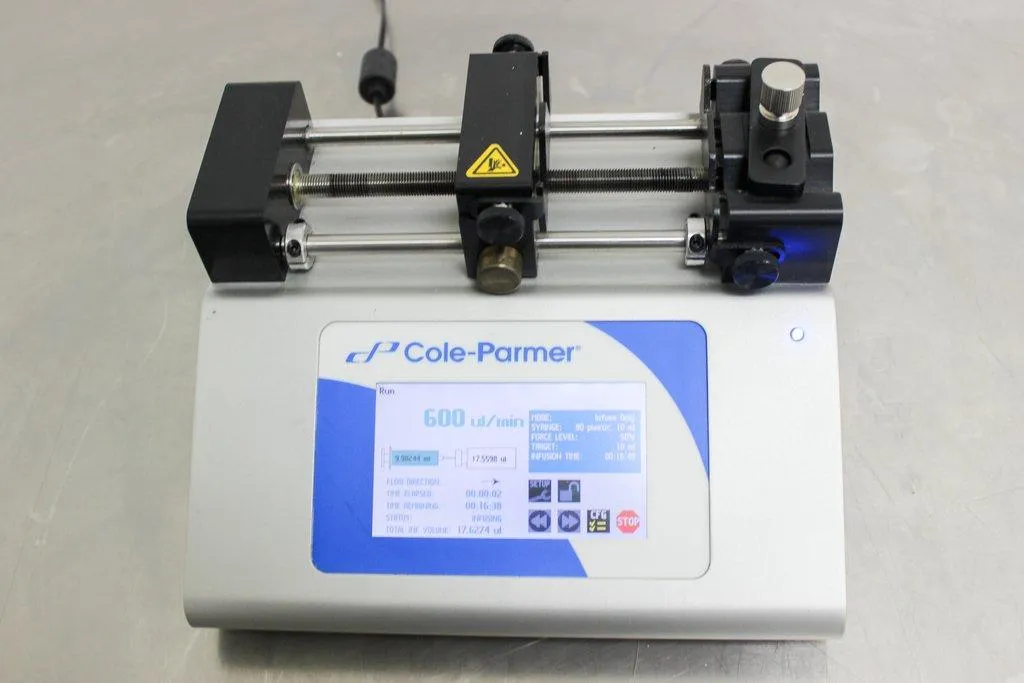 Cole Parmer Syringe Pump Cat #78-8111C Syringe Pump