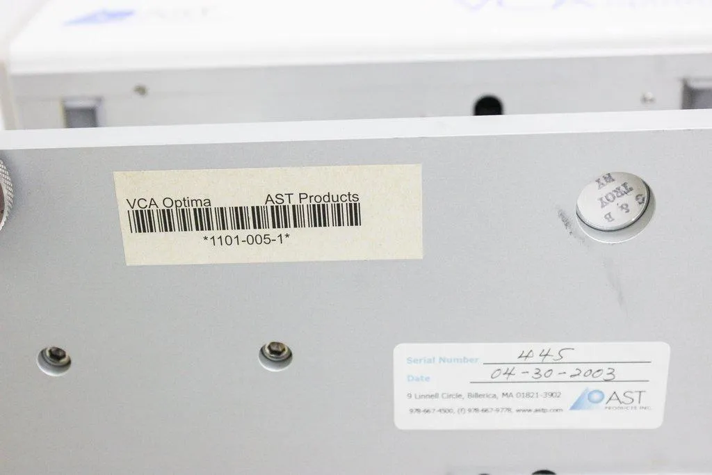 AST Products VCA Optima Video Contact Angle Analyzer