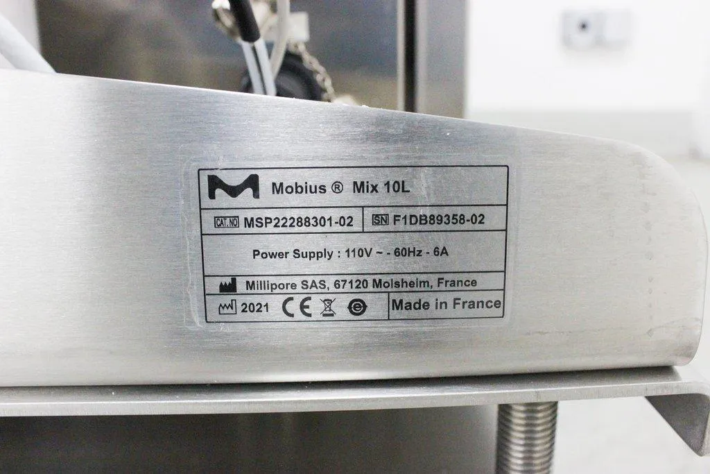 Millipore Cogent M1 TFF System with Mobius Mix 10L Carrier