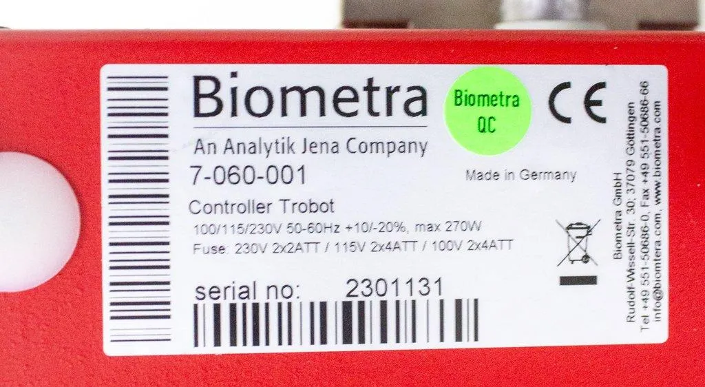 Biometra Thermoblock 96 TRobot with Controller - Molecular Biology PCR Thermal Cycler