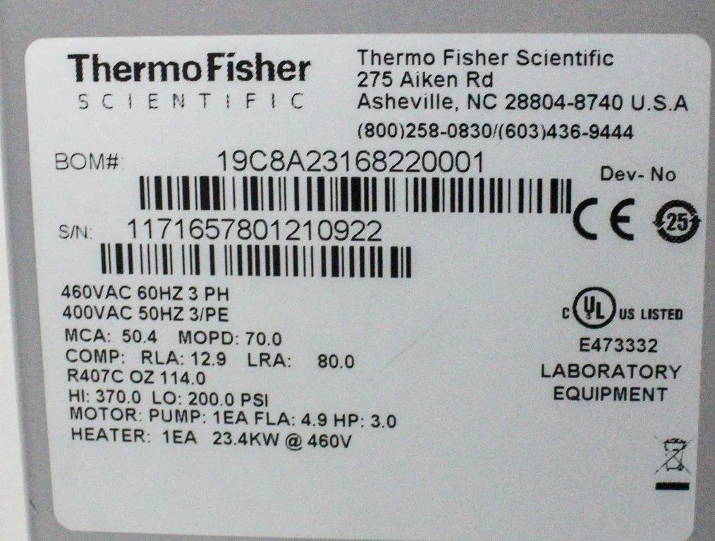 Thermo HyPerforma 300L Fermentor G3Pro Controller Chiller Inc Comp Soft