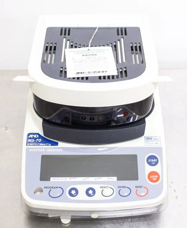 A&D Weighing MS-70 Moisture Analyzer (NEW)