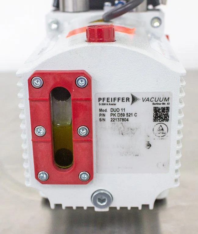 Pfeiffer Vacuum Duo 11 Rotary Vane Vacuum Pump