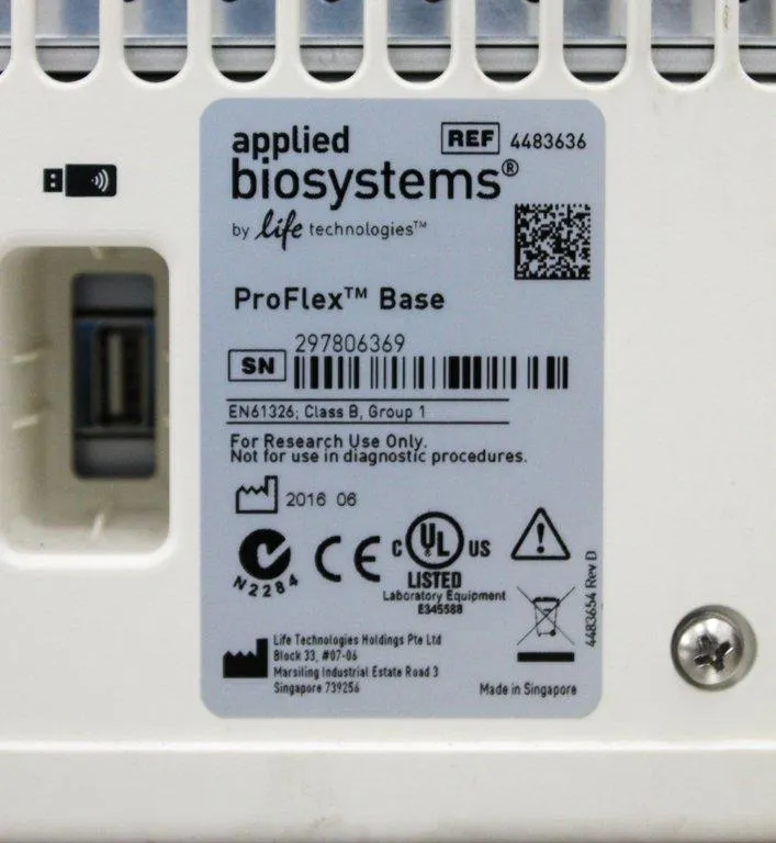ABI ProFlex PCR Thermal Cycler 96-Well Interchangeable Blocks 2016