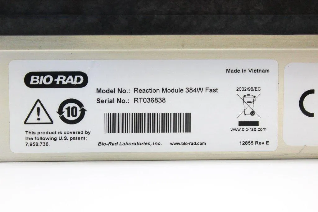 BIO-RAD Reaction Module 384-Well Fast Lab Chemistry Reaction Block VG