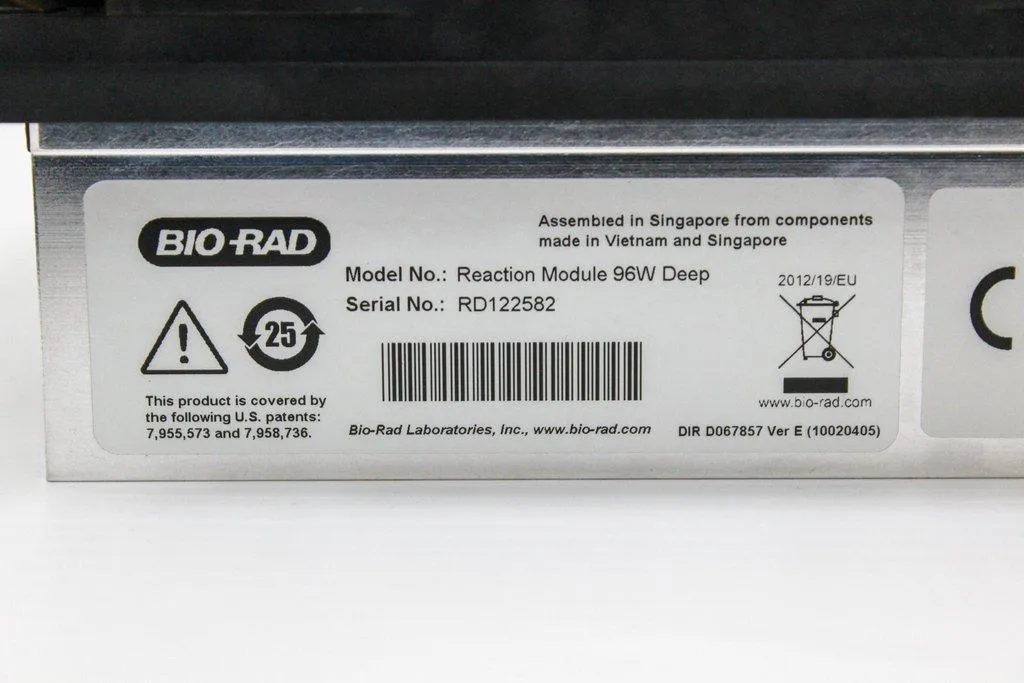 BIO-RAD Reaction Module 96-Well Deep Chemistry Accessory VG Condition