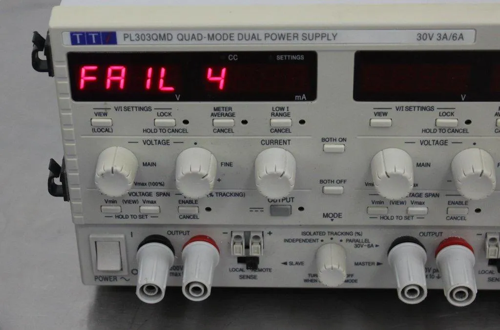 TTi PL303QMD Quad-Mode Dual Power Supply