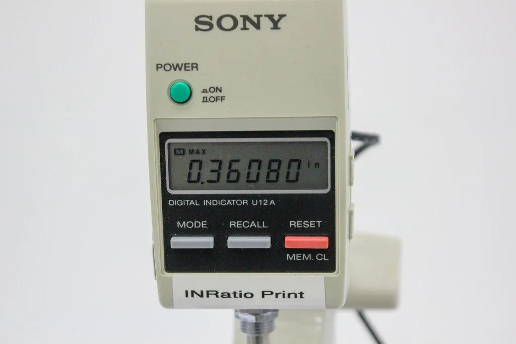 Magnescale/ Sony Gauge Stand DZ521 with Digital Indicator U12A-F
