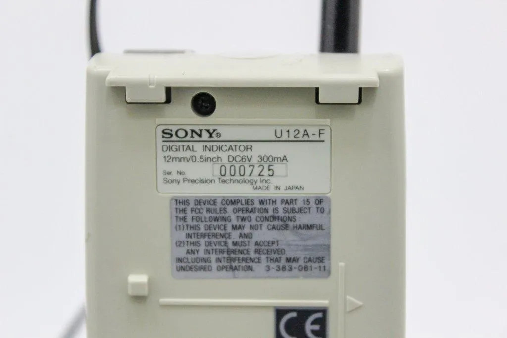 Magnescale/ Sony Gauge Stand DZ521 with Digital Indicator U12A-F