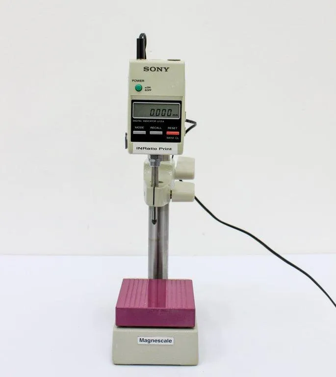 Magnescale/ Sony Gauge Stand DZ521 with Digital Indicator U12A-F
