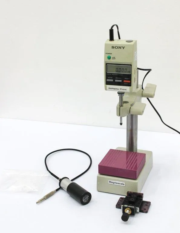 Magnescale/ Sony Gauge Stand DZ521 with Digital Indicator U12A-F