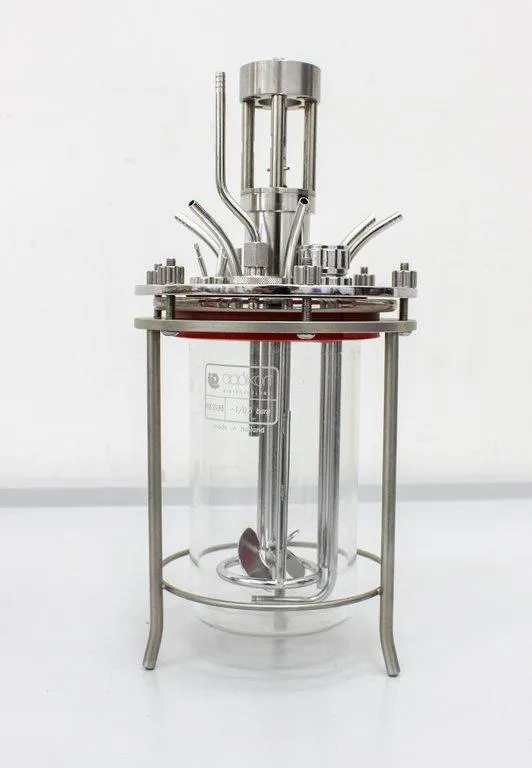 Applikon -1/0.5 barg Bioreactor Glass Vessel 1.5L Cell Culture