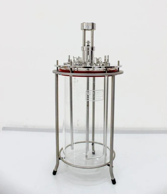 Applikon Bioreactor Glass Vessel 6L Excellent Condition Low Pressure 0.5barg
