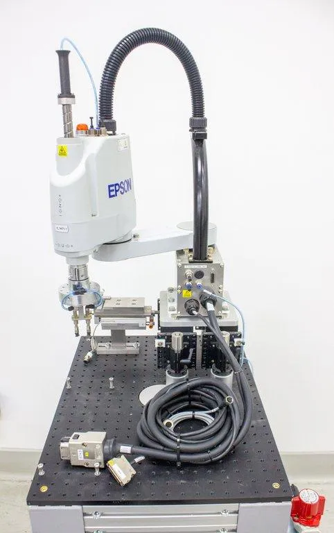 Epson G3-351S Scara Robot on Custom Cart - Compact, Powerful, and Cost-Effective