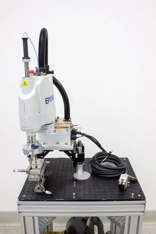 Epson G3-351S Scara Robot on Custom Cart - Compact, Powerful, and Cost-Effective