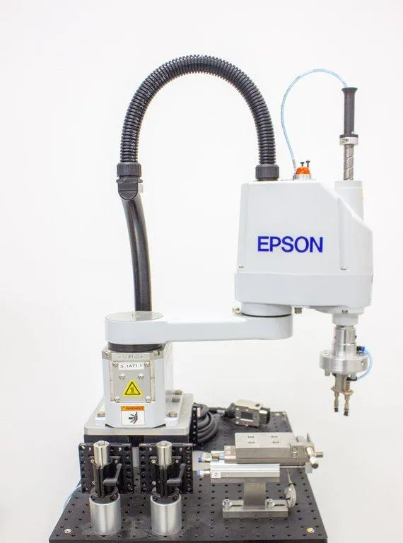 Epson G3-351S Scara Robot on Custom Cart - Compact, Powerful, and Cost-Effective