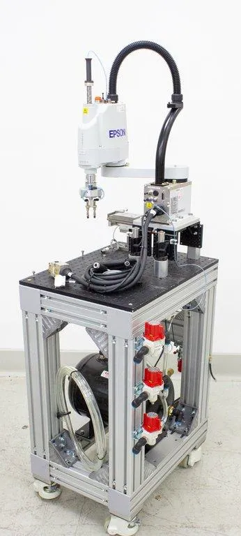 Epson G3-351S Scara Robot on Custom Cart - Compact, Powerful, and Cost-Effective