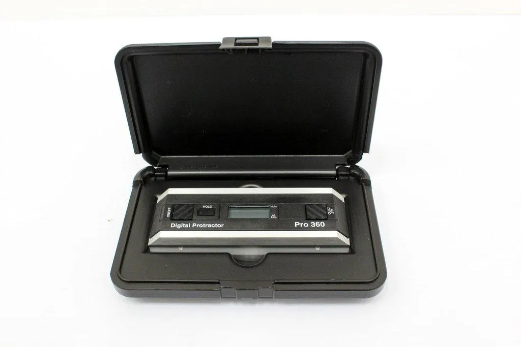 Digital Protractor Pro 360 Digital Inclinometer V-Groove 360 Degree Measure