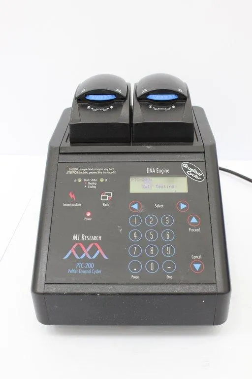 BIO-RAD PTC-200 Thermal Cycler 48-Well DNA Engine Dual Peltier System