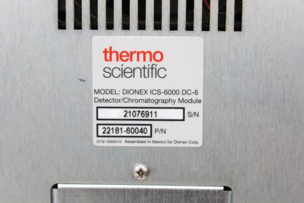 Thermo Scientific Dionex ICS-6000 DC-6 Detector/Chromatography module