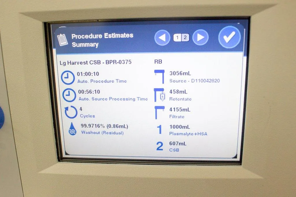 Fresenius Kabi LOVO Cell Processing System Apheresis Spin Membrane