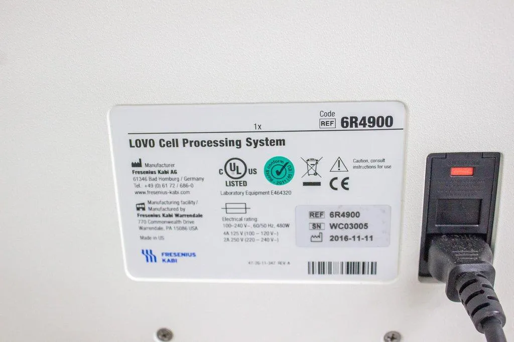 Fresenius Kabi LOVO Cell Processing System Apheresis Spin Membrane