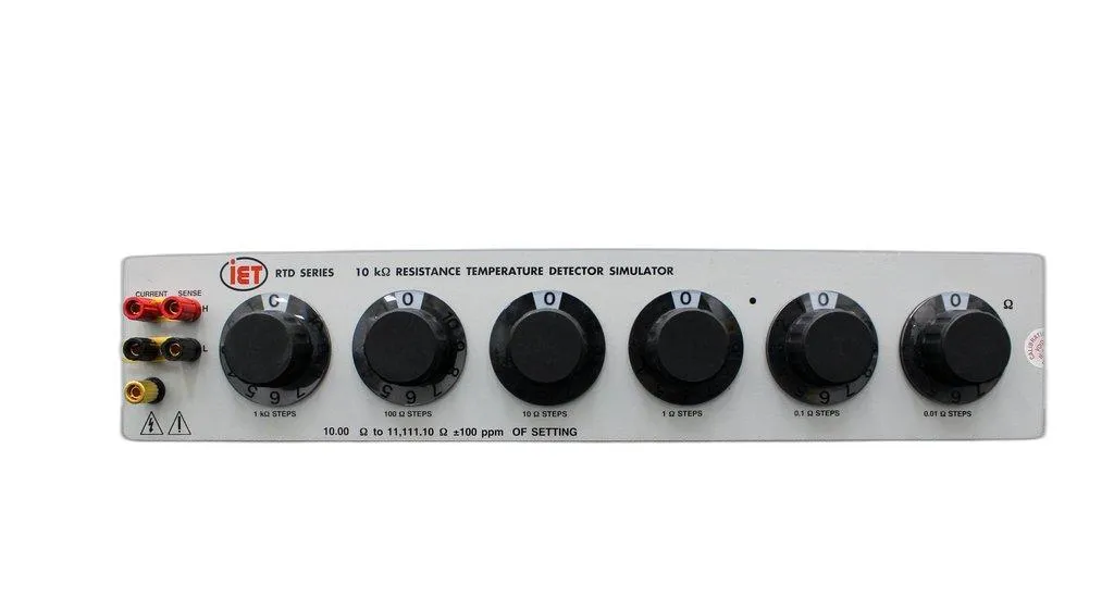 iET Labs RTD-X-6-01 Resistance Temperature Detector Simulator, Good Condition