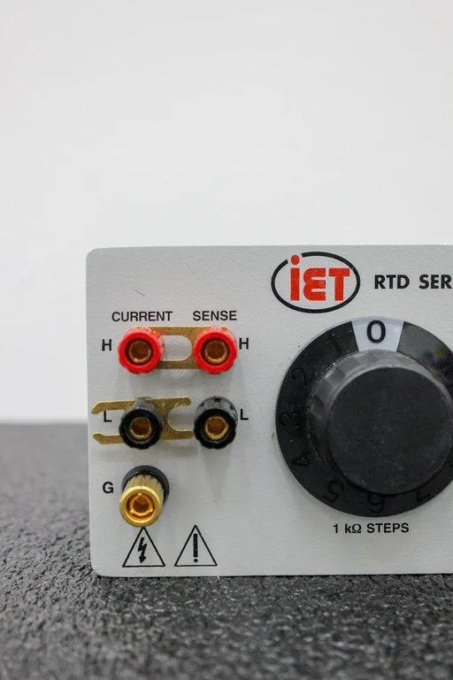 iET Labs RTD-X-6-01 Resistance Temperature Detector Simulator, Good Condition