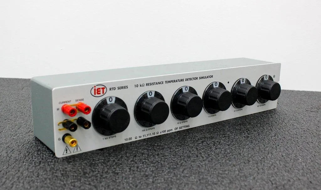 iET Labs Inc. RTD-X-6-01 Series Resistance Temperature Detector(RTD) Simulator - Chemical Reaction Vessel