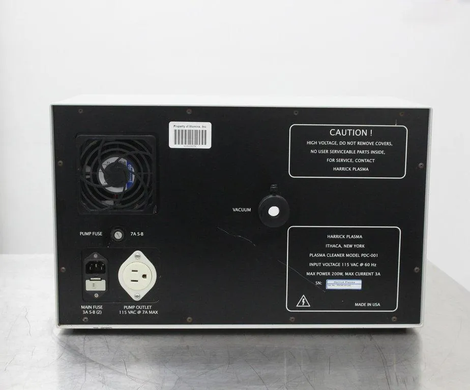 Harrick PDC-001 Plasma Cleaner Chemistry Analyzer 45W RF Power Adjustable