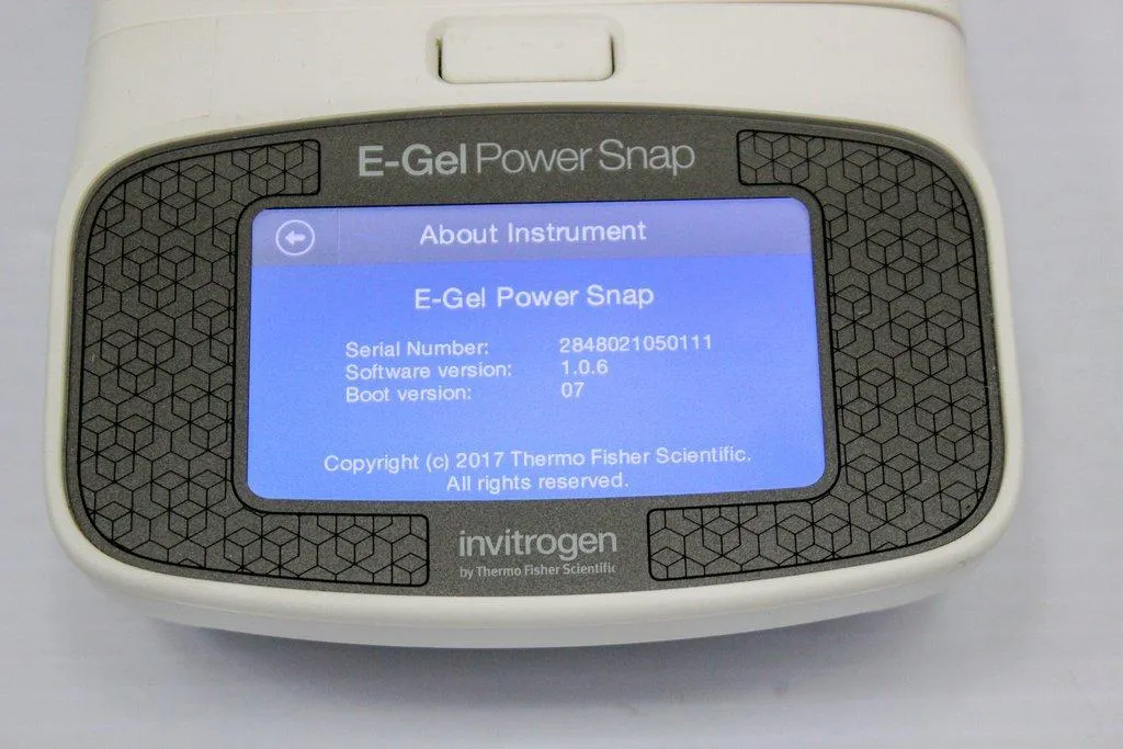 Invitrogen E-Gel PowerSnap Electrophoresis System Light Box G8100
