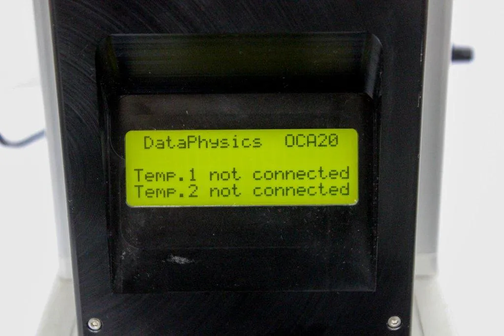 DataPhysics OCA 20 Contact Angle Analyzer 120V 50Hz/60Hz Good Cond