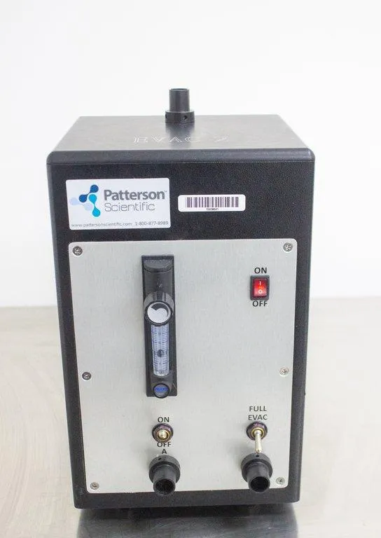 Patterson EVAC 2 Vivarium Anesthesia Equipment Model 7918181 45 LPM