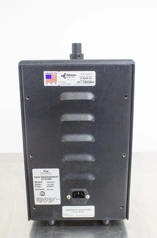 Patterson EVAC 2 Vivarium Anesthesia Equipment Model 7918181 45 LPM