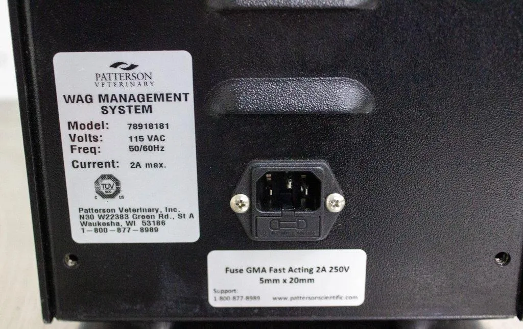 Patterson EVAC 2 Vivarium Anesthesia Equipment Model 7918181 45 LPM