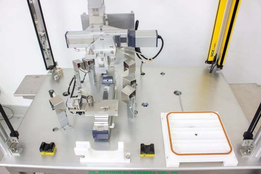 AGR Custom Automated Assembly Machine with PLC & Robo Cylinder