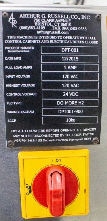 AGR Custom Automated Assembly Machine with PLC & Robo Cylinder
