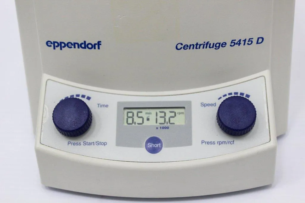 Eppendorf 5415D Microcentrifuge 13000 RPM 120V Powers On Good Condition