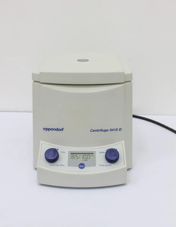 Eppendorf 5415D Microcentrifuge 13000 RPM 120V Powers On Good Condition