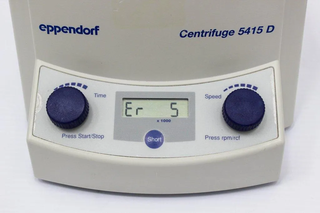 Eppendorf 5415D Microcentrifuge 13000 RPM 120V Powers On Good Condition