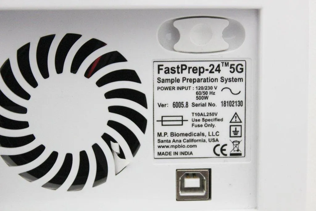 M.P. FASTPREP-24 5G Homogenizer Homogenizer 120-230V Touchscreen 50mL