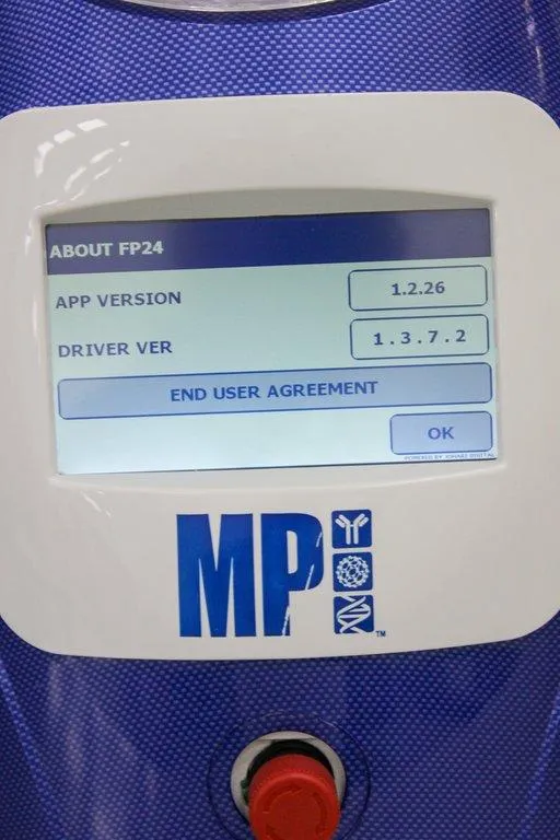 M.P. FASTPREP-24 5G Homogenizer Homogenizer 120-230V Touchscreen 50mL