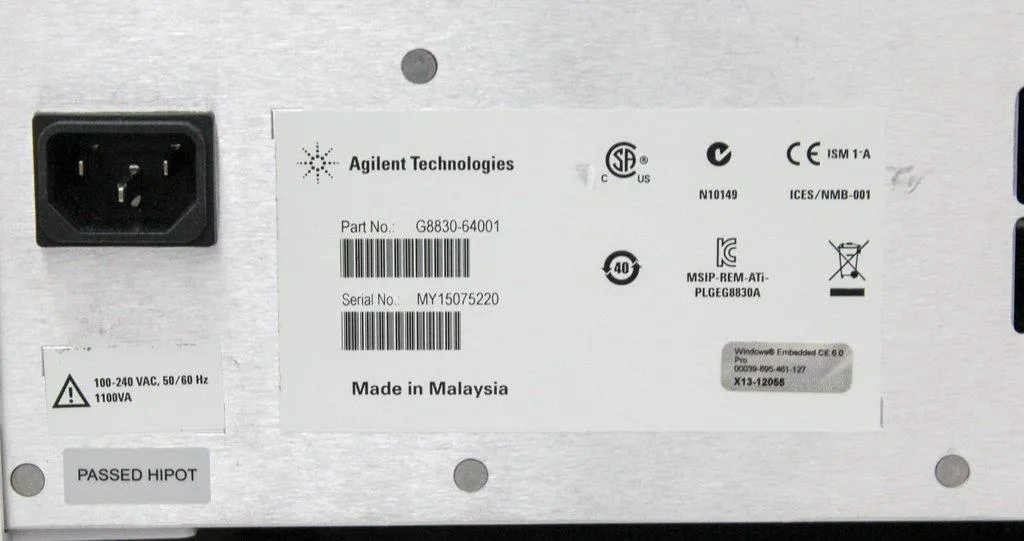 Agilent ARIA MX G8830-64001 Real-Time PCR Immunoassay System 100-240V