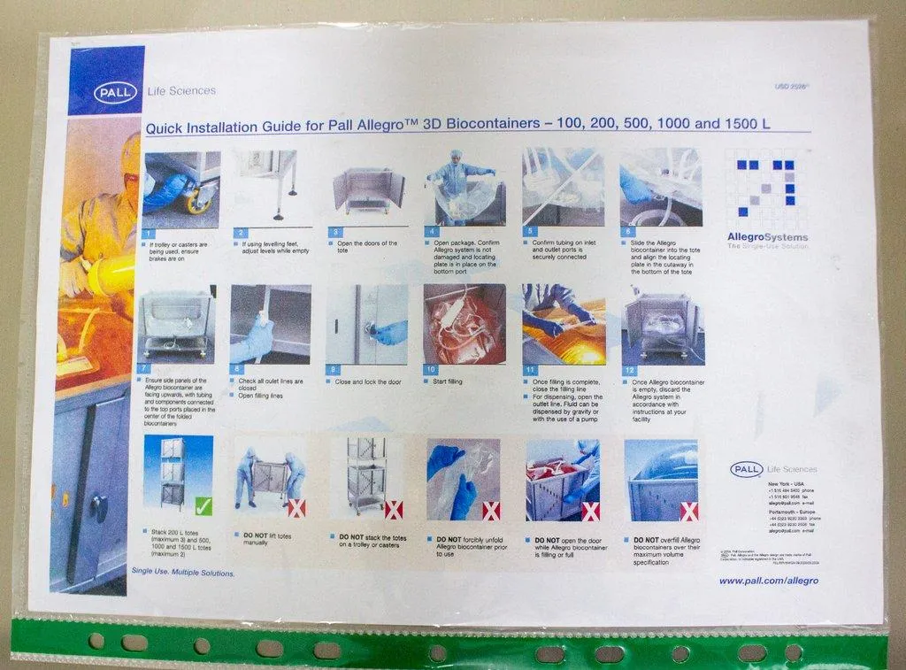 Pall LGRTTE 1000L Single Use Mixer