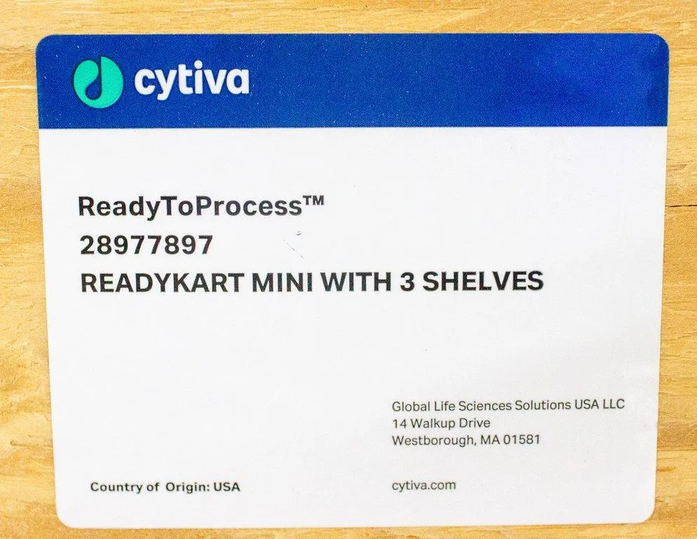 Cytiva ReadyKart Mini with 3 Shelves Mobile Processing Station