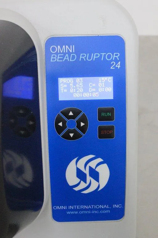 OMNI Bead Ruptor 24 with BR Cryo Cooling Unit