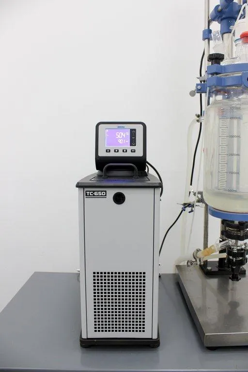 Brookfield TC-650SD-115 with Jacket Glass Reactor JGR-05 Laboratory Equipment