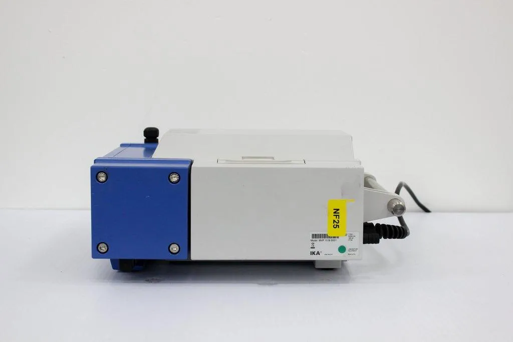 IKA MVP10 Compact Diaphragm Vacuum Pump Chem Resistant 180W 7mbar Pressure