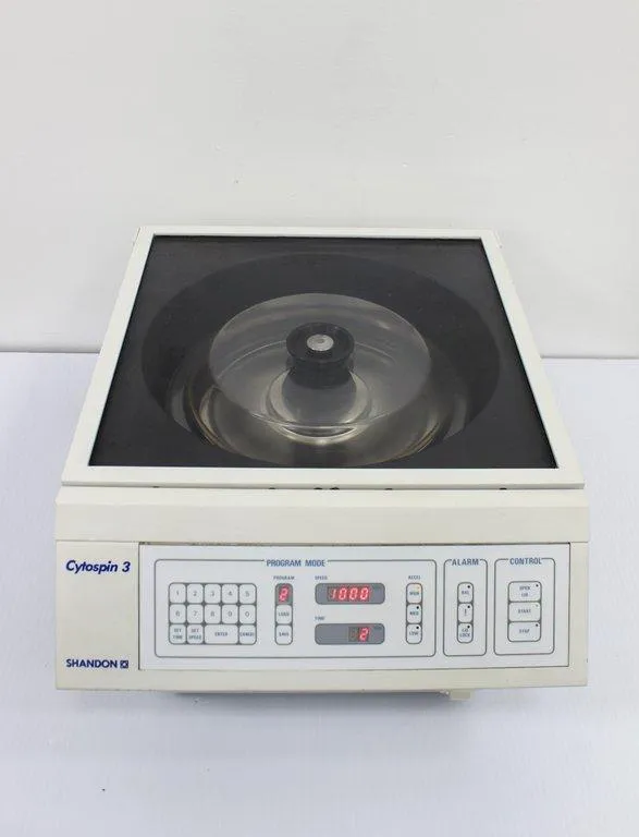 Shandon Cytospin 3 Cytocentrifuge Centrifugation Rotor Included Tested